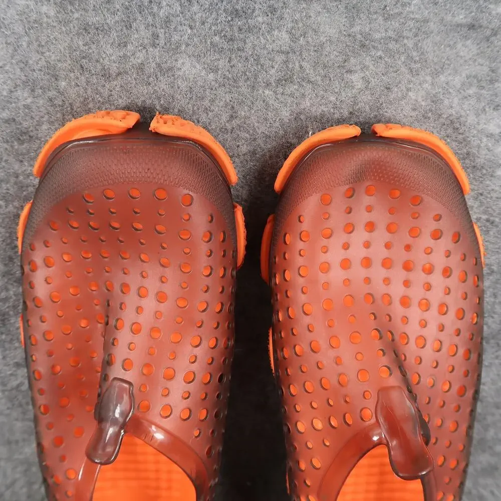 Wonder Nation Water Shoes Kids 2 3 Slip On Cushioned Jelly Orange Casual Summer